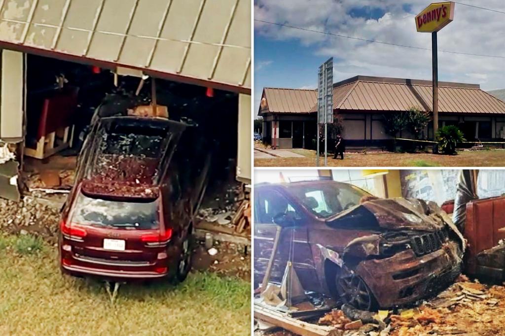 SUV crashes into Texas Dennyâs restaurant, leaves 23 injured: police